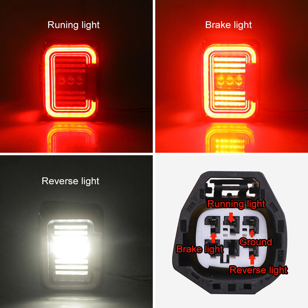 LED Tail Lights Brake Reverse Turn Signals DRL for Jeep Wrangler JK 2007-2017 Lighting