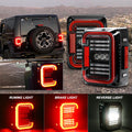 LED Tail Lights Brake Reverse Turn Signals DRL for Jeep Wrangler JK 2007-2017 Default Title Lighting