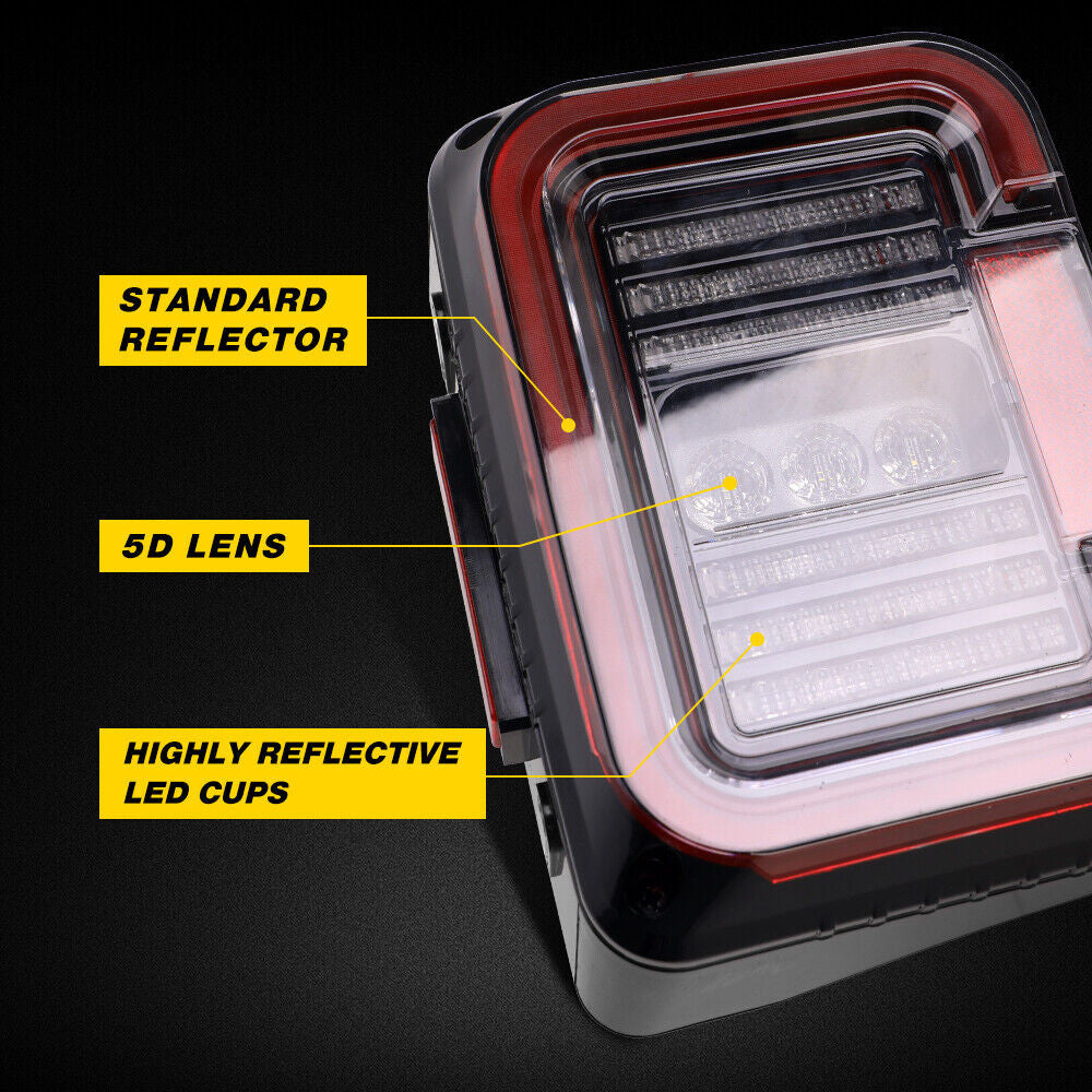 LED Tail Lights Brake Reverse Turn Signals DRL for Jeep Wrangler JK 2007-2017 Lighting