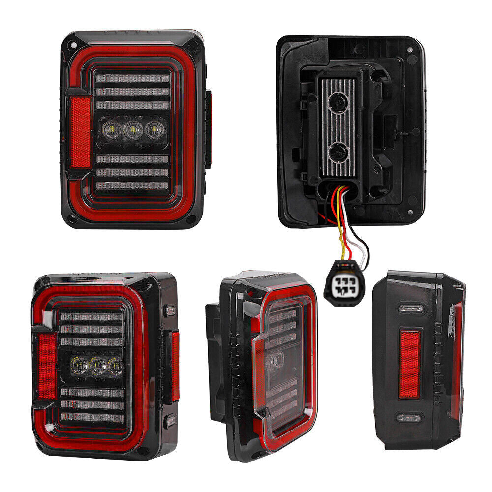 LED Tail Lights Brake Reverse Turn Signals DRL for Jeep Wrangler JK 2007-2017 Lighting