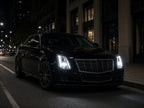2008-2014 Cadillac CTS with chrome HID headlights installed