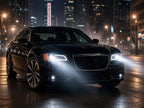2011-2014 Chrysler 300 with Chrome HID Projector headlights installed