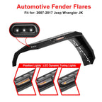 Front And Rear Fender Flares for 2007 - 2018 Jeep Wrangler JK - GENSSI Exterior Part