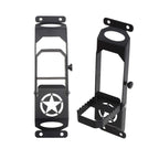 Door Hinge Step Metal Folding Foot Peg For Jeep Wrangler JK 2007+ Pair Black - GENSSI Exterior Part