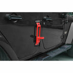Door Hinges Step Metal Folding Foot Peg for Jeep Wrangler JK JL (2007 - 2018) Red - GENSSI Exterior Part