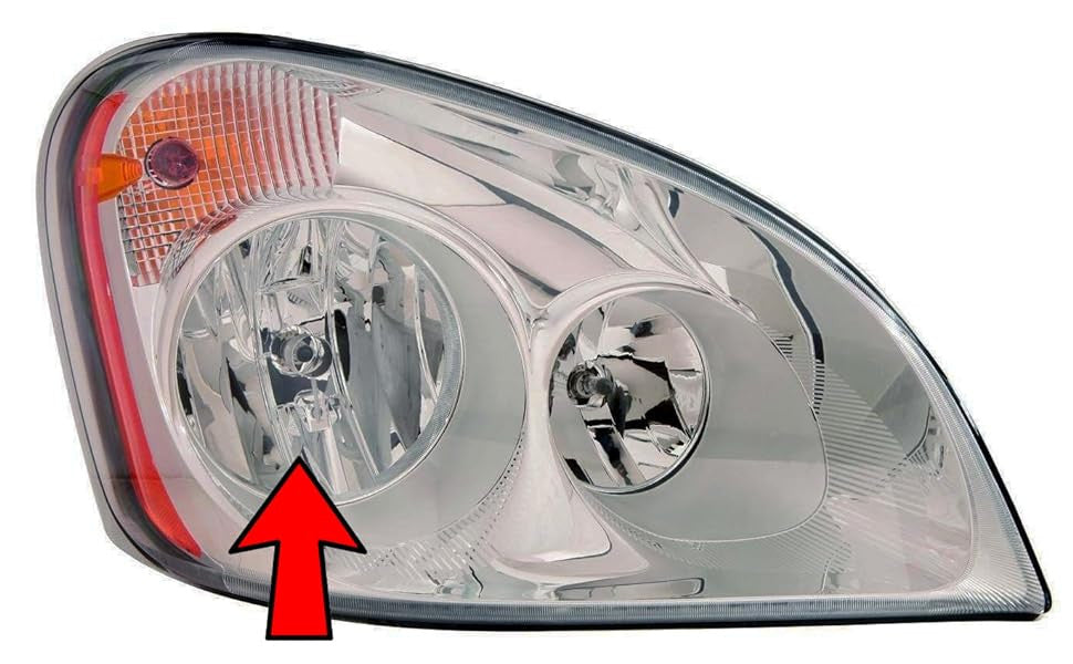 Genssi Low Beam LED Bulb Headlight Headlamp Kit Compatible with Freightliner Cascadia 2008-2017 Lighting