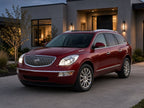 2008-2012 Buick Enclave with chrome HID projector headlights installed