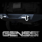 Rear Bumper for Jeep Wrangler JK 2007-2017 with D-Rings and LED Reverse Lamps Bumper