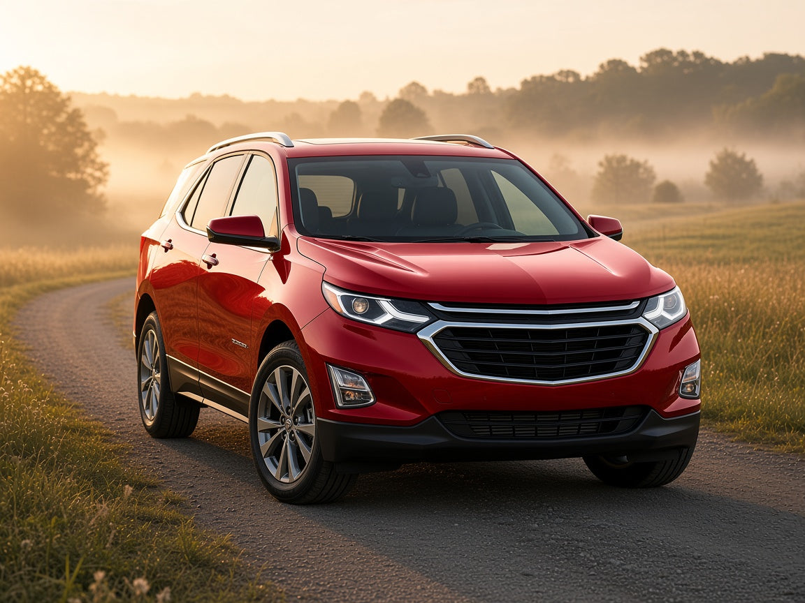 2018-2021 Chevy Equinox with halogen projector with LED DRL headlights installed
