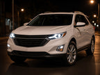 2018-2021 Chevy Equinox with HID projector with LED DRL headlights installed