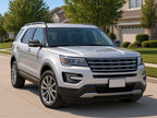 2016-2018 Ford Explorer with chrome headlights installed