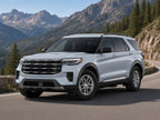 2025-2027 Ford Explorer Active with chrome LED headlights installed