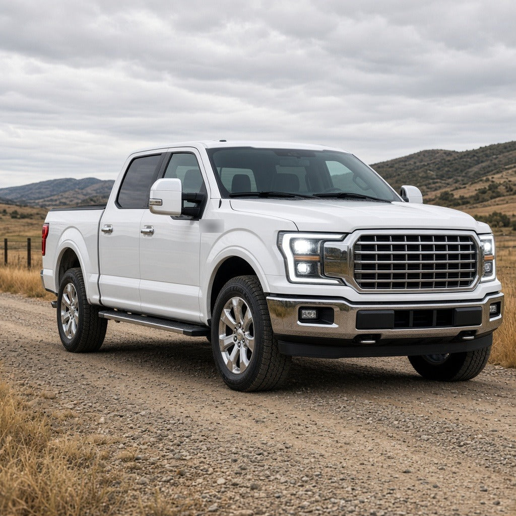 2018-2020 Ford F-150 with LED headlights installed