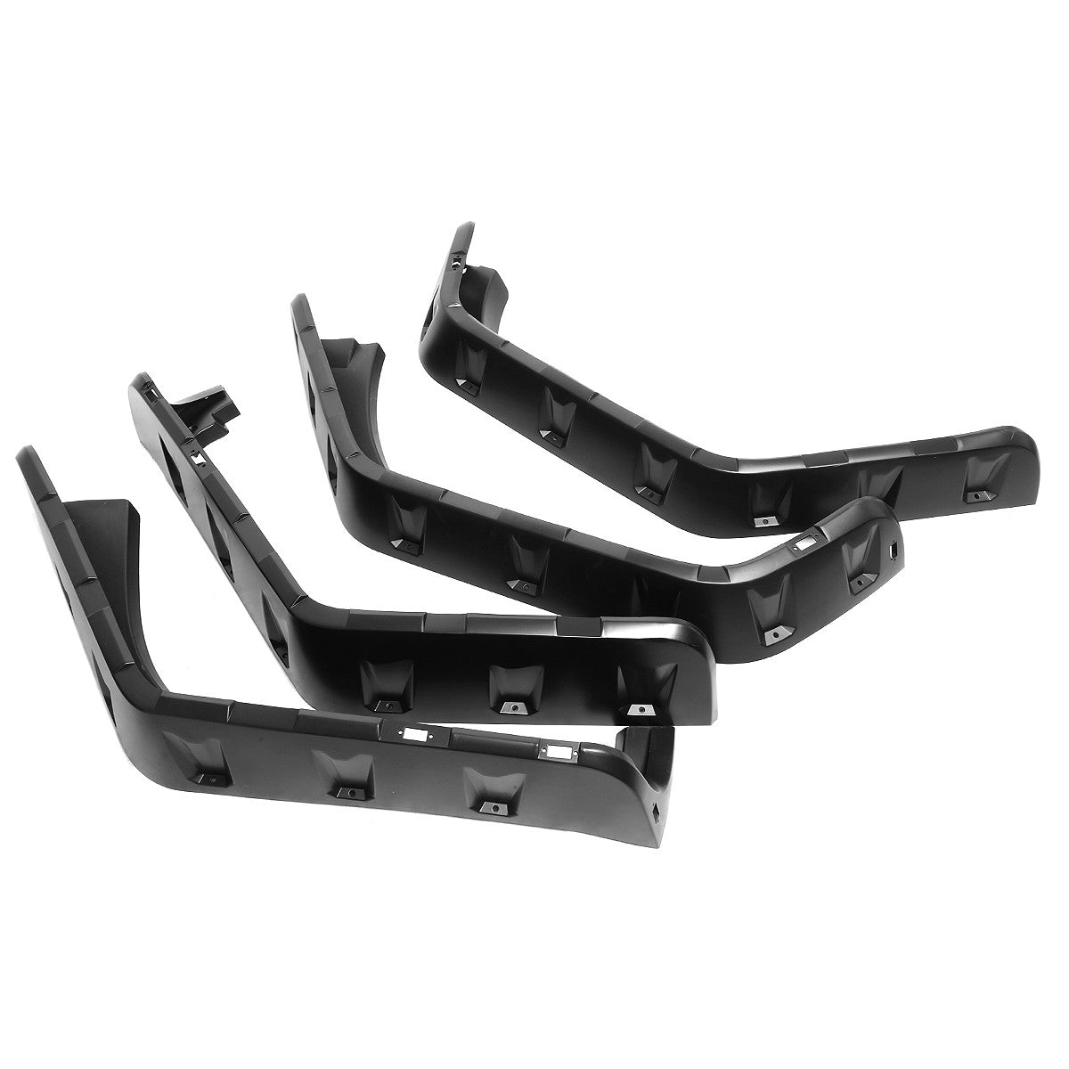 Fender Flare Set w/ Amber LED Pods For Jeep Wrangler JK JKU 2007 - 2018 - GENSSI Lighting