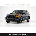 Fits 2020-2022 Ford Explorer, LED module location in headlight