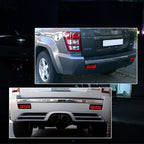 Smoked Rear LED Bumper Tail Brake and Turn Signal Lights for 2005 - 2010 Jeep Grand Cherokee - GENSSI Lighting