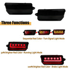 Smoked Rear LED Bumper Tail Brake and Turn Signal Lights for 2005 - 2010 Jeep Grand Cherokee - GENSSI Lighting