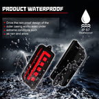 Smoked Rear LED Bumper Tail Brake and Turn Signal Lights for 2005 - 2010 Jeep Grand Cherokee - GENSSI Lighting