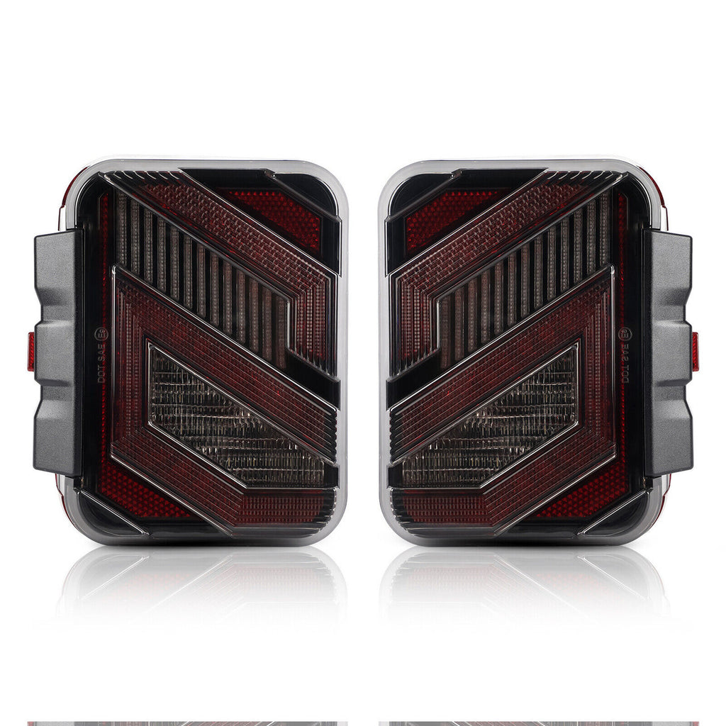 LED Crossover Rear Tail Lights Reverse Brake Stop Turn Signals for 2020-2023 Jeep Wrangler JT Gladiator Lighting