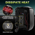 LED Crossover Rear Tail Lights Reverse Brake Stop Turn Signals for 2020 - 2023 Jeep Wrangler JT Gladiator - GENSSI Lighting