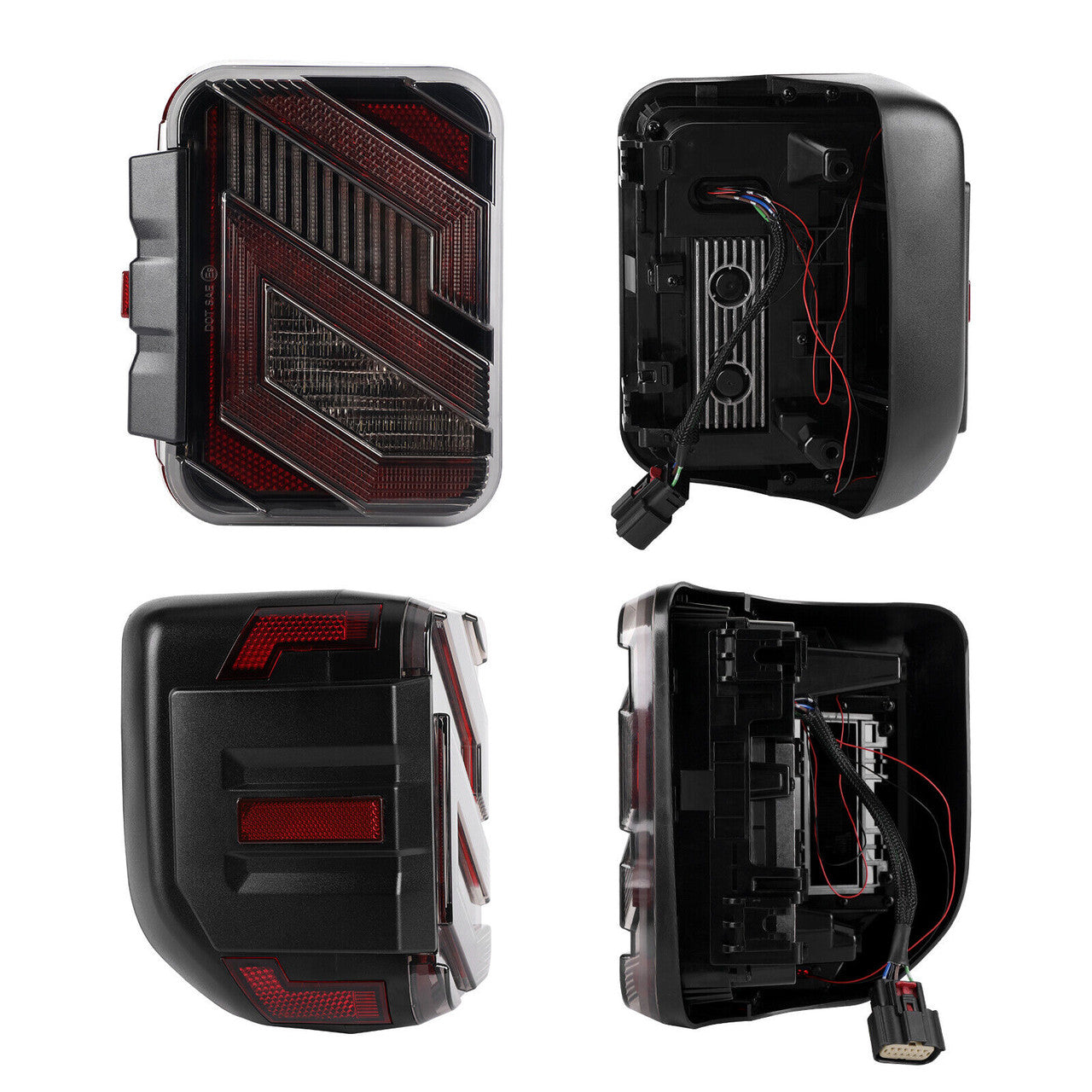 LED Crossover Rear Tail Lights Reverse Brake Stop Turn Signals for 2020-2023 Jeep Wrangler JT Gladiator Lighting