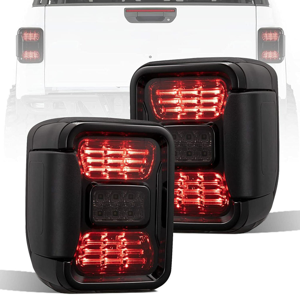 LED Brake Turn Signal Back Up Assembly Tail Lights for Jeep Gladiator JT (2020-2023) Lighting