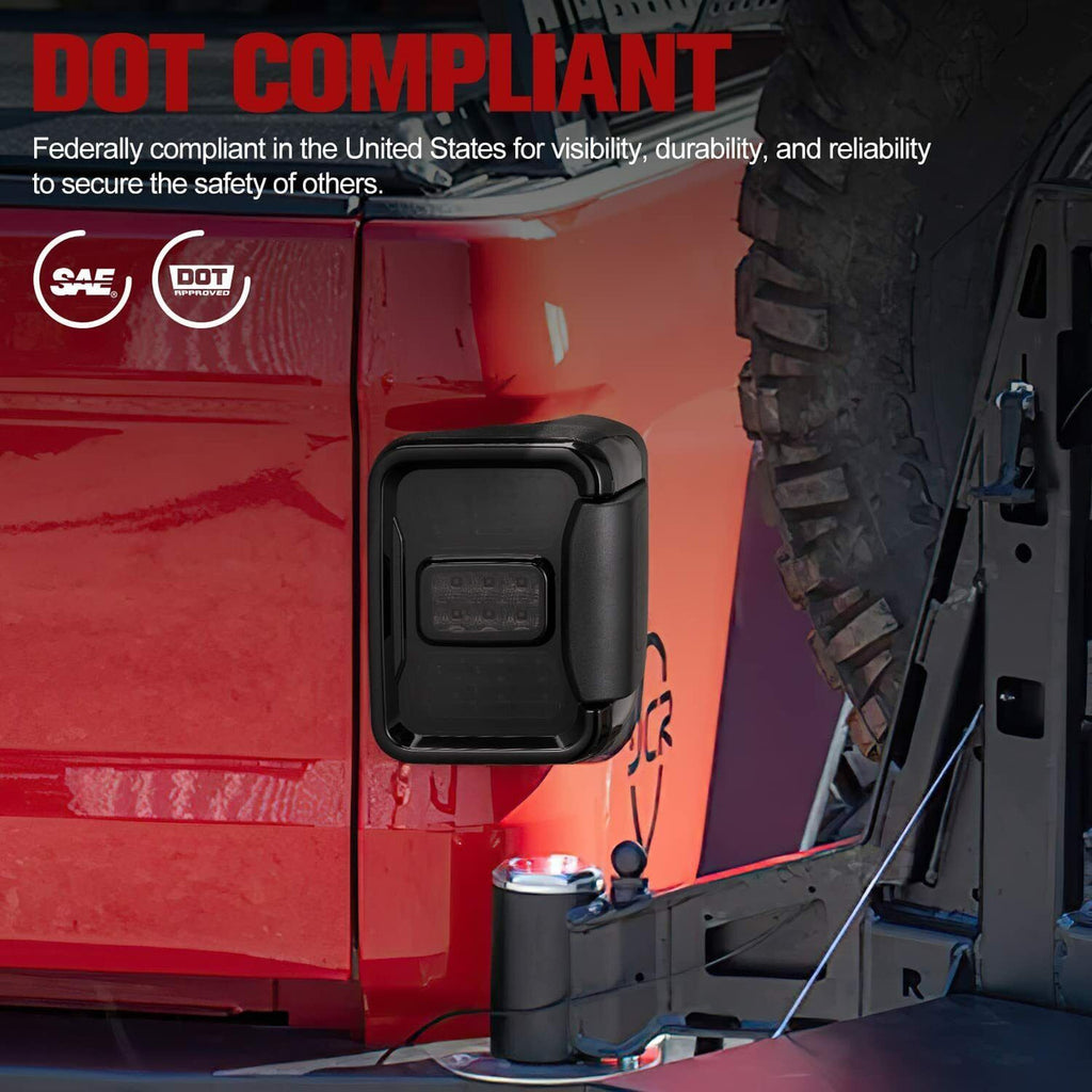 LED Brake Turn Signal Back Up Assembly Tail Lights for Jeep Gladiator JT (2020-2023) Lighting