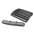 Matte Black Honeycomb Mesh Grille Inserts for 1997 - 2006 Jeep Wrangler TJ - GENSSI Grille