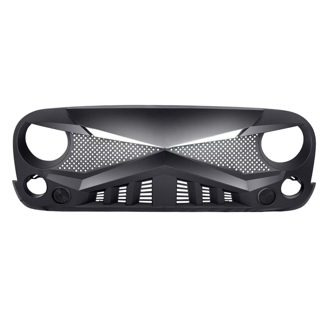 HERO Grille with DRL Lights for 2007-2018 Jeep Wrangler JK JKU Grille