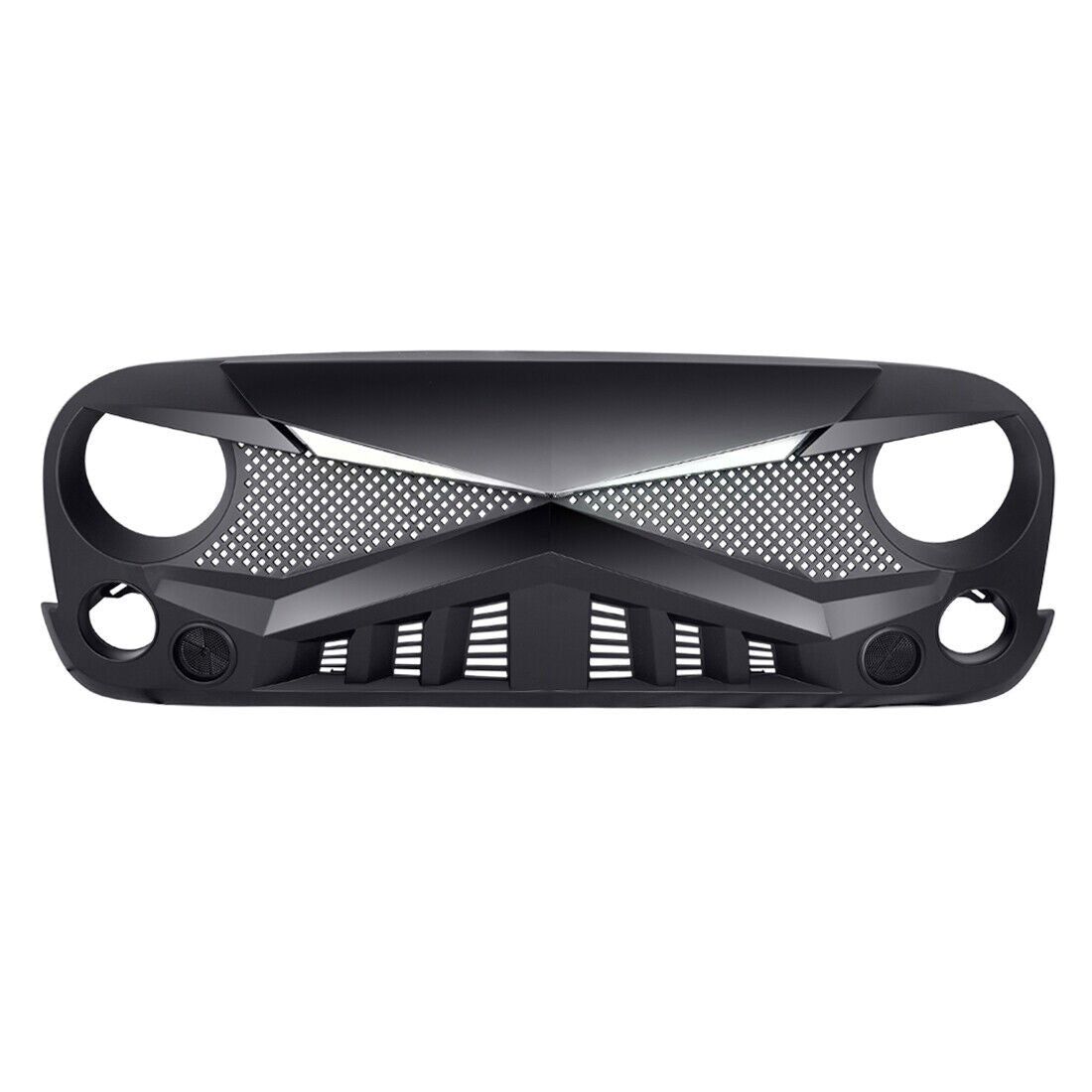 HERO Grille with DRL Lights for 2007-2018 Jeep Wrangler JK JKU Grille