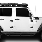 Body Door Hinge Set Black Powder Coated for 2007 - 2018 Jeep Wrangler JK - GENSSI Exterior Part