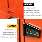 Doors Hood Hinge And Handle Grab Trim Inserts Set for Jeep Wrangler JK JKU 2007 - 2018 - GENSSI Exterior Part