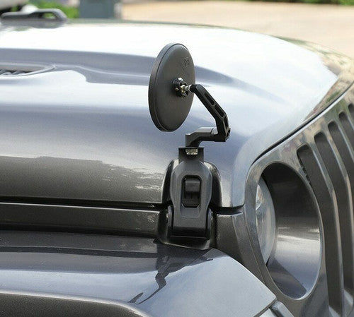 Hood Cover Backup Mirror for Jeep Wrangler JL (2018-2023) Default Title Exterior Part
