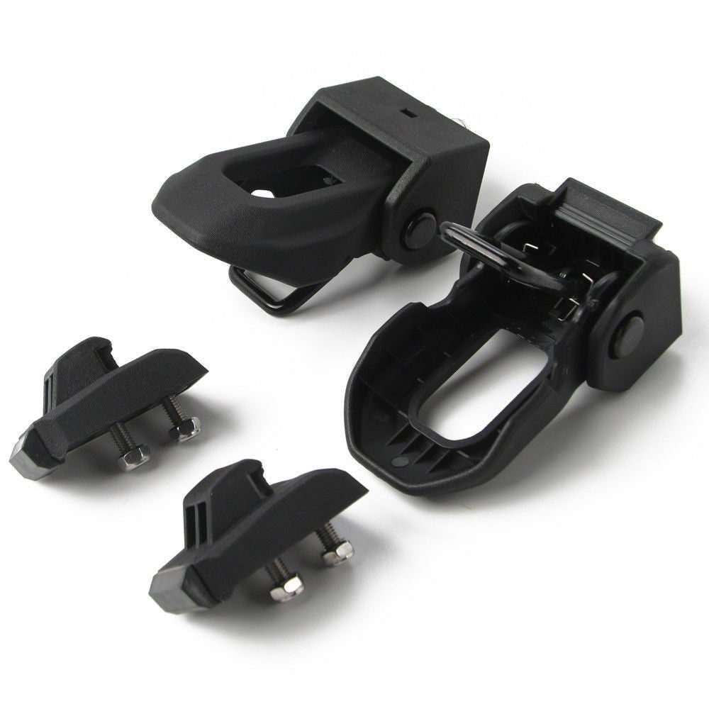 Hood Lock Catch Bracket Latches for Jeep Wrangler JK JL (2007 - 2018) Black - GENSSI Exterior Part
