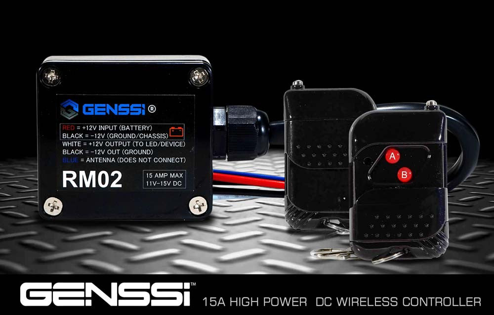 1 Channel High Power 15A On/Off Wireless Remote Controller 12V Electrical