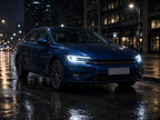 2019-2024 VW Jetta with LED projector 8-pin headlights installed