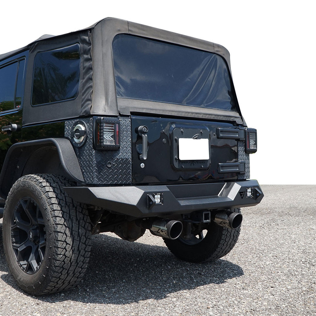 Rear Transformer 3D Bumper for Wrangler JK 2007-2018 Bumper