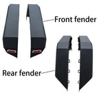 Front and Rear Steel Fenders Flares Set with Built-in Side Markers for Jeep Wrangler JK JKU 2007-2018 Exterior Part