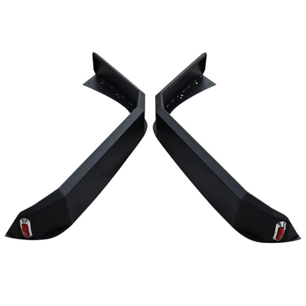 Front and Rear Steel Fenders Flares Set with Built-in Side Markers for Jeep Wrangler JK JKU 2007-2018 Exterior Part
