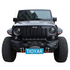 Front and Rear Steel Fenders Flares Set with Built-in Side Markers for Jeep Wrangler JK JKU 2007-2018 Exterior Part