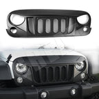 Matte Black Transformer Mesh Grille for Jeep Wrangler Rubicon Sahara Sport JK 2007 - 2018 - GENSSI Grille