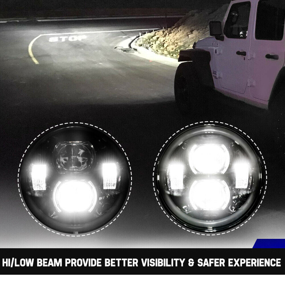 HALO 9 Inch LED Headlights for Wrangler JL & Gladiator 2018+ Lighting