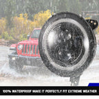 HALO 9 Inch LED Headlights for Wrangler JL & Gladiator 2018+ - GENSSI Lighting