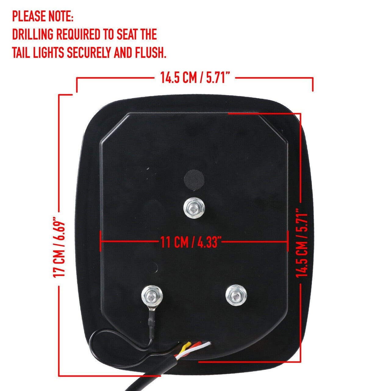 Smoked 3 LED Light Set Tail Lights, Bumper Signals, Fender Side Markers for 1987-1995 Jeep Wrangler YJ Lighting