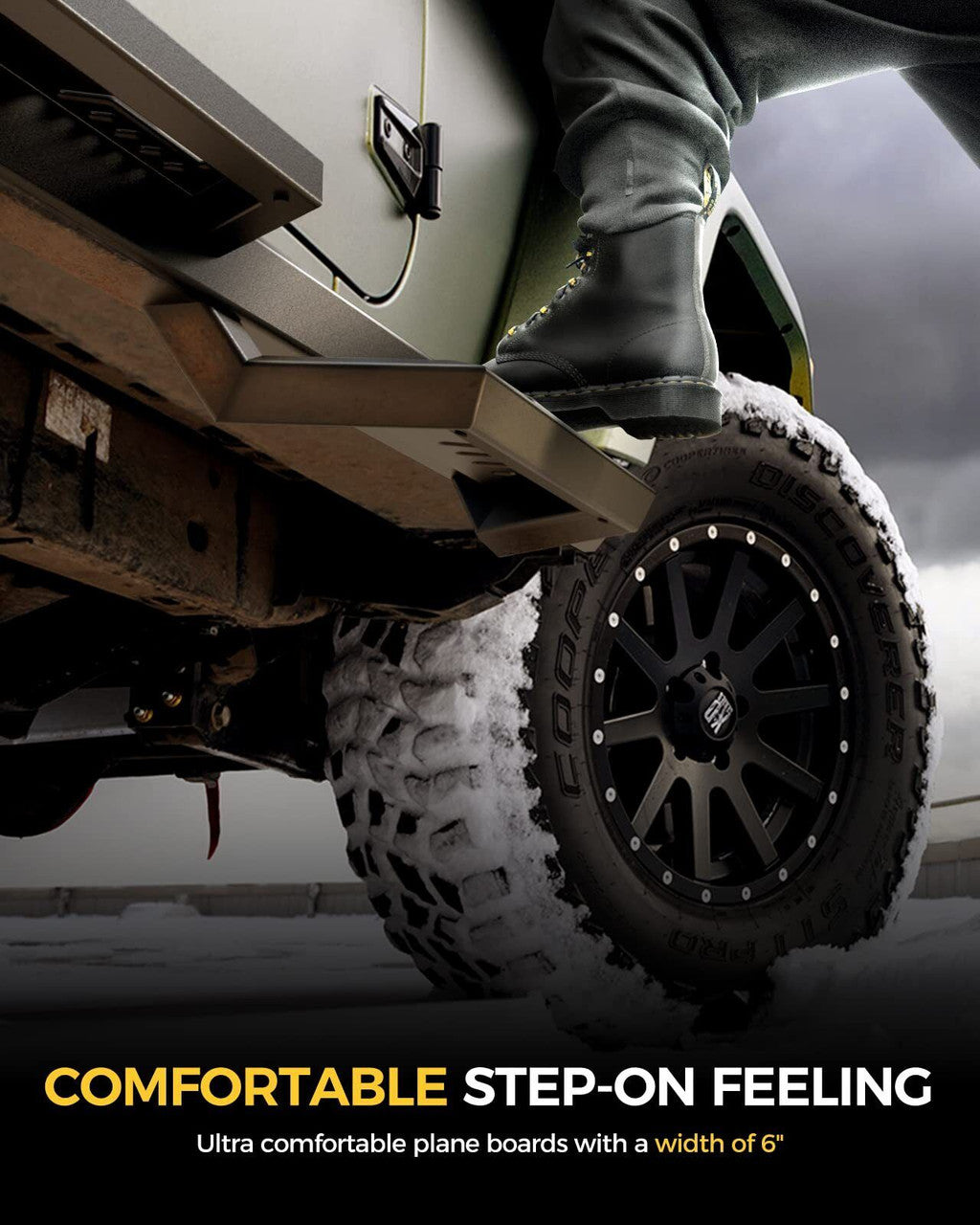 NB Running Boards Steps for 2018-2020 Jeep Wrangler JL 4 Door Exterior Part