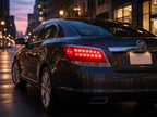 Buick LaCrosse (2010-2013) with chrome LED tail lights installed