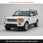 Fits 2010-2016 Land Rover LR4 and more, HID ballast location in headlight
