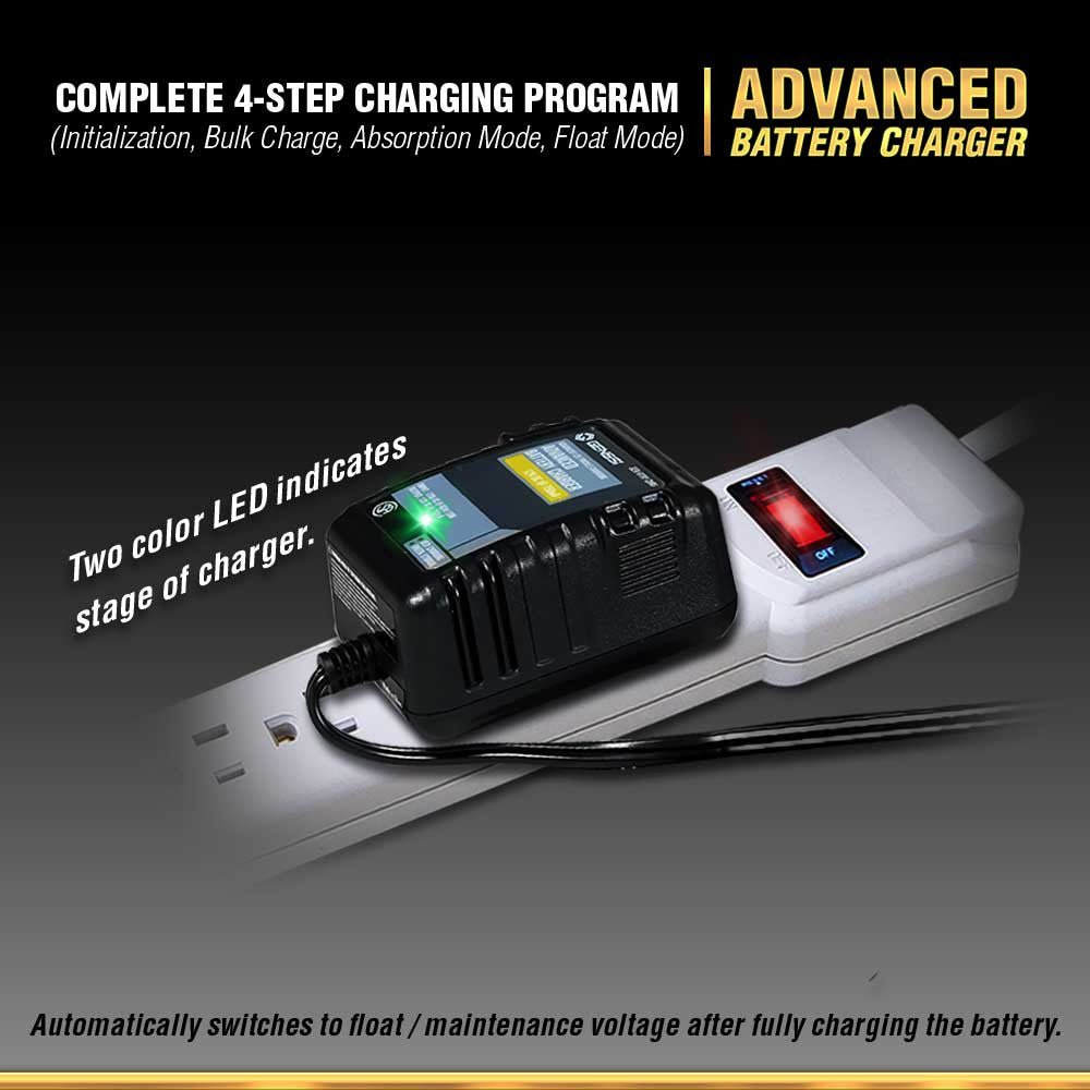 Intelligent Battery Charger 12V DC Trickle Charging - GENSSI Electrical