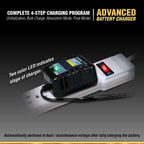 Intelligent Battery Charger 12V DC Trickle Charging - GENSSI Electrical