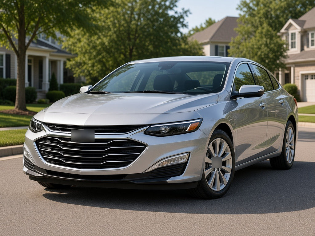 2019-2025 Chevy Malibu with full black halogen headlights installed